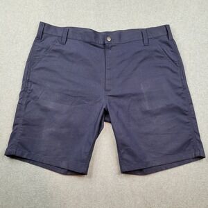 Carhartt Rugged Flex Shorts Mens 42 Navy Blue Relaxed Fit Work 103111 412‎